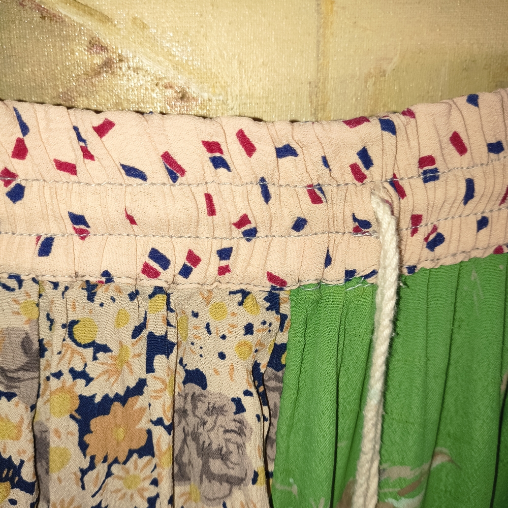 Colorful Patchwork Maxi Skirt - Picture 5 of 6